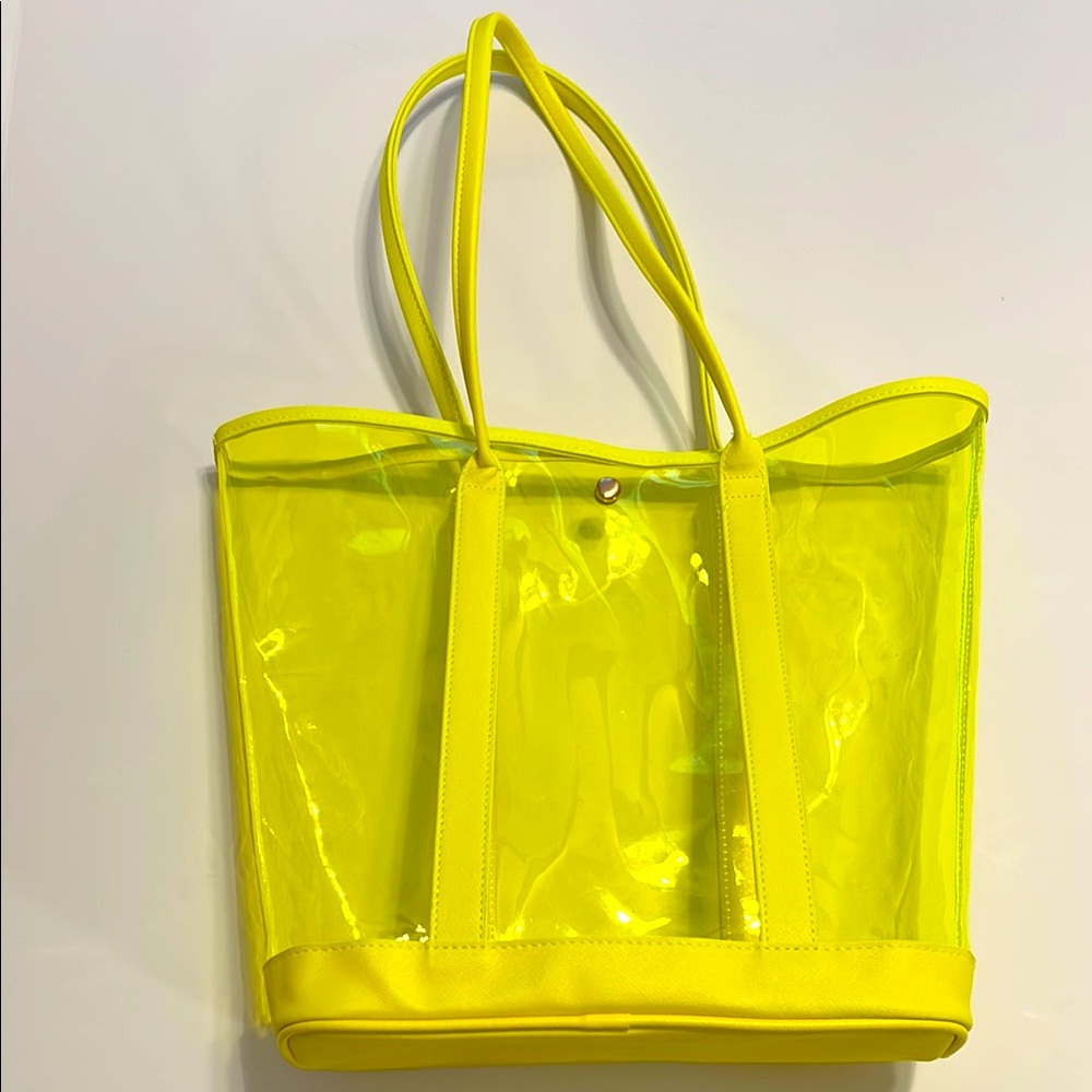 New! Bright Yellow Beach Bag